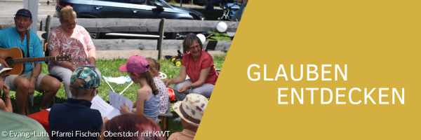 Familiengottesdienst im Grünen im Sitzkreis