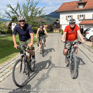 Radfahrende beim Statdtradeln